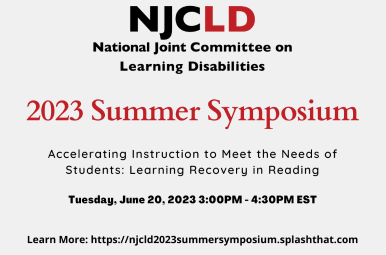 NJCLD Summer Symposium
